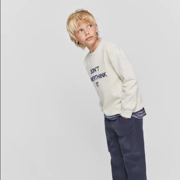 Zara Printed Logo Sweatshirt - Picture 2 of 12